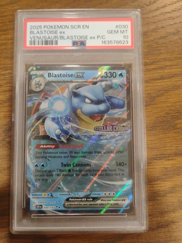 Blastoise ex graded PSA 10 for sale on eBay
