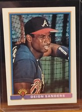 DEION SANDERS BOWMAN TOPPS 1991 CARD 588
