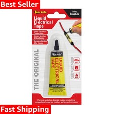 Liquid Electrical Tape 1oz Tube - Flexible, UV  Water-Resistant Formula