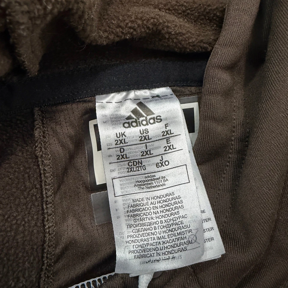 Adidas Western Michigan Broncos Sudadera con Capucha Para Hombre 2XL Marrón Voleibol Sudadera WMU Foto 3 de 4