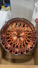 Old School Forgiato 5x120.7 5x127 28-d Tessutto Brushed Rose Gold 9 Inch
