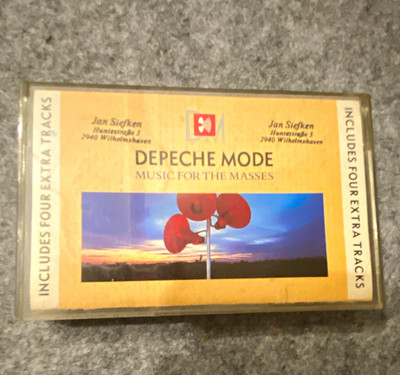 Depeche Mode   Music for the Masses Musikkassette Mute 1987 INT 446.833