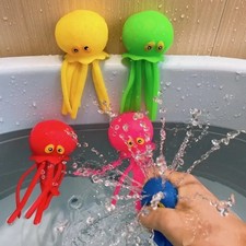 Octopus Bath Toy for Kids Toddlers, Squeeze Water Sensory Toy Fun Bath Time Pl