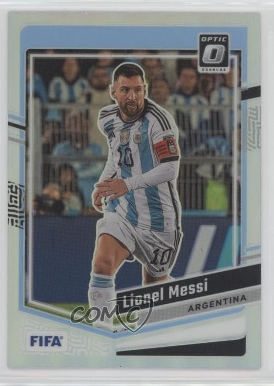 2023-24 Panini Donruss FIFA Optic Holo Prizm Lionel Messi #1 2gt