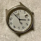 Vintage Seiko QT Quartz (SQ) White Dial Date Watch / Not Working