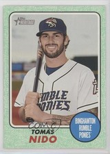 2017 Topps Heritage Minor League Edition Green 36/50 Tomas Nido #132 0x1j