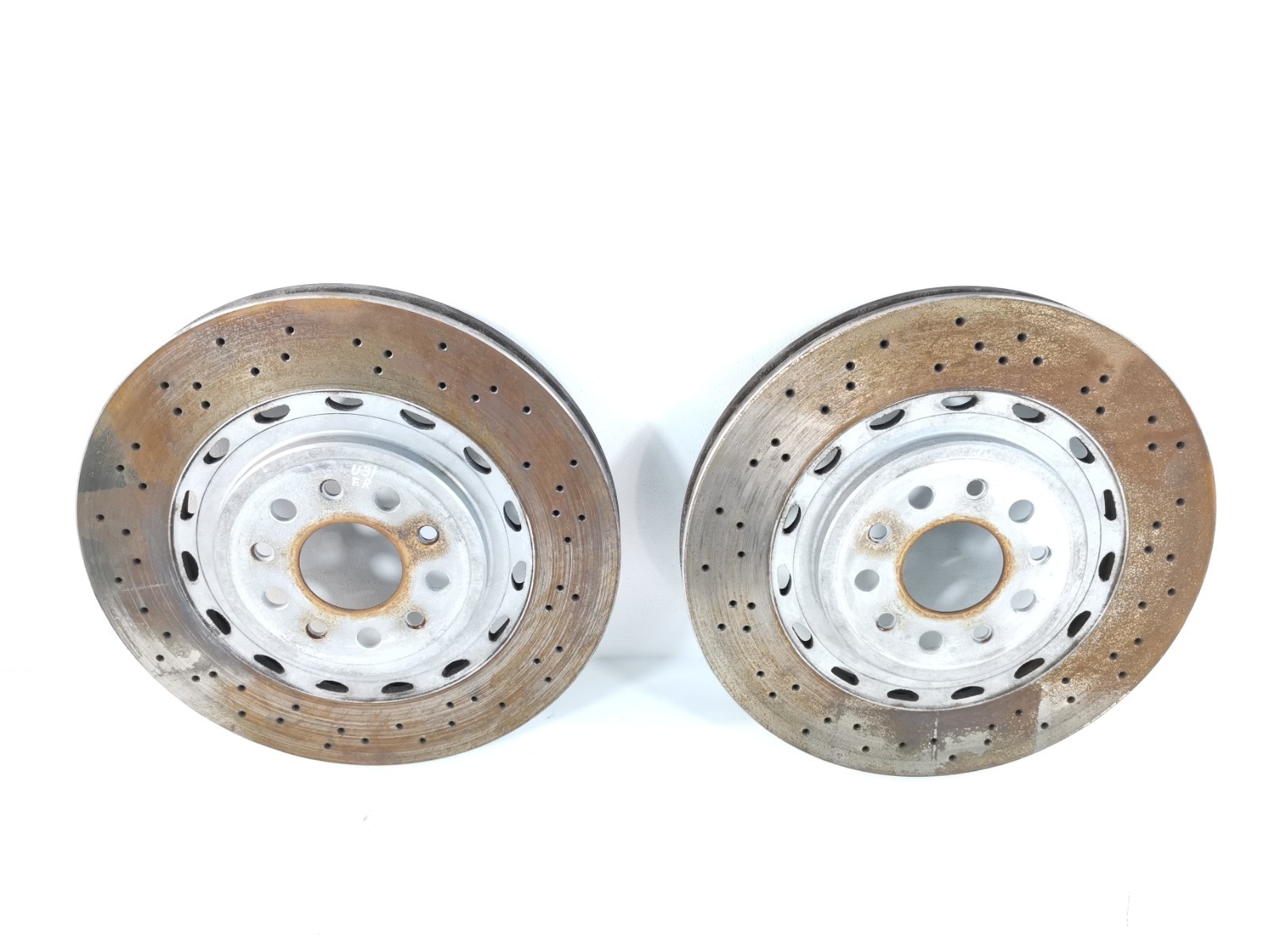 Maserati Ghibli 2019 M156E RWD 3.0 L Front Right Left Brake Disc Set Of 2 OEM