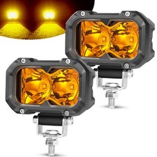 2pcs 4 80w Led Cube Pods Work Light Bar Hyper Spot Off Road Driving Fog 4wd Atv 2pcs 4 80w Led Cube Pods Work Light Bar Hyper Spot Off Road Driving Fog 4wd Atv
