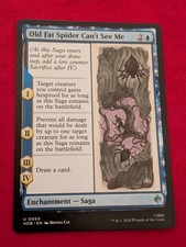 Old fat spider can't see me Regular U NM The hobbit MTG