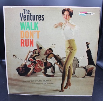 THE VENTURES ''Walk Don't Run'' LP Dolton BLP-2003 (1960) 1ST Press RARE
