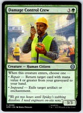 Damage Control Crew 99 Uncommon Marvel's Spider-Man Magic: The Gathering NM