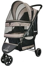 Escort 3 Wheel Dog Cat Pet Stroller for Small/Medium Dogs Cats Best Lightweig...