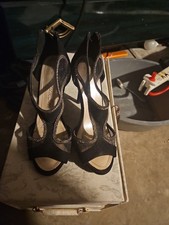 Caparros Rhinestone Mesh Evening Heels
