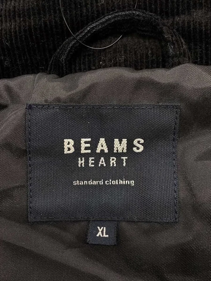 Casaco acolchoado com capuz BEAMS HEART cinza GG usado - Imagem 3 de 4