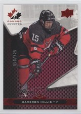 2018 Upper Deck Team Canada Juniors Exclusives 158/225 Cameron Hillis #43 8i5