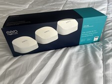 eero 6 Dual Band AX3000 Wi-Fi 6 Router Mesh System - White 3-Pack 