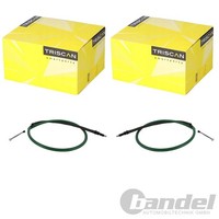 2X Triscan Handbremsseil Hinten Beidseitig Passend FüR CitroËN Jumpy Fiat Scudo