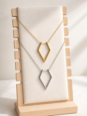 Ring Keeper Necklace 14K Gold Plated Holder Stainless Steel Jewelry for Women