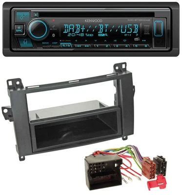 Kenwood Bluetooth DAB CD MP3 USB Autoradio für Mercedes A-Klasse 04-12 W169 C169 - Bild 1 von 4