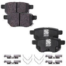 Rear Ceramic Brake Pad Set For 2016 Toyota Corolla 2010-2019 Prius