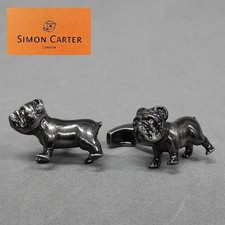 Simon Carter Cufflinks Button Bulldog/Bulldog Gun Meta Smc-B01