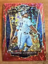 Vladimir Guerrero Jr. 2021 Panini Select Premier #115 Red Prizm Disco Donut