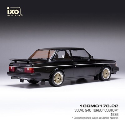 IXOMODELS - VOLVO 240 Turbo custom 1986 black - 1/18 - IXO18CMC178