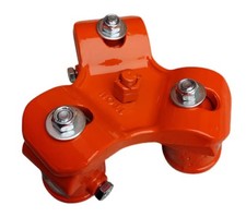 1/2/3T Lifting Tripod Top Cap Triangular Support Pulley Hoist Frame Top Cap