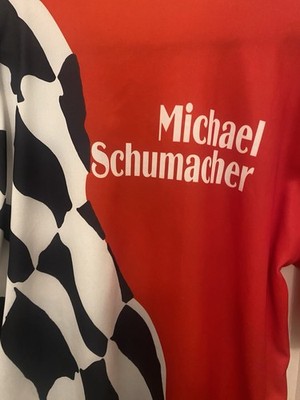 T-shirt Vintage Michael Schumacher Ferrari F1 (années 2000) - Taille XL Rouge, Occasion Très Bon état