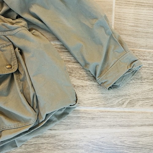 Vintage Cabelas Khaki Orange Hunting Jacket Vest Removable Sleeves Men’s 2XL - Picture 6 of 14
