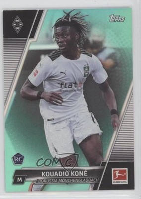 2021-22 Topps Bundesliga Aqua Foil 184/199 Kouadio Kone #143 Rookie RC n0c
