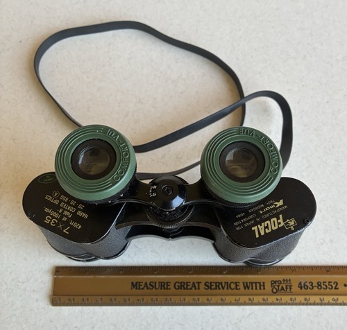 VTG KMart FOCAL Binoculars 7 X 35 Wide Angle Field 8° 420ft @ 1000yds Case Japan - Picture 13 of 13