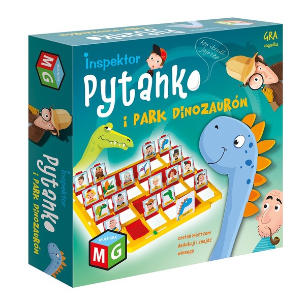 Familienbrettspiel Inspektor Pytanko: Dinosaurierpark-image