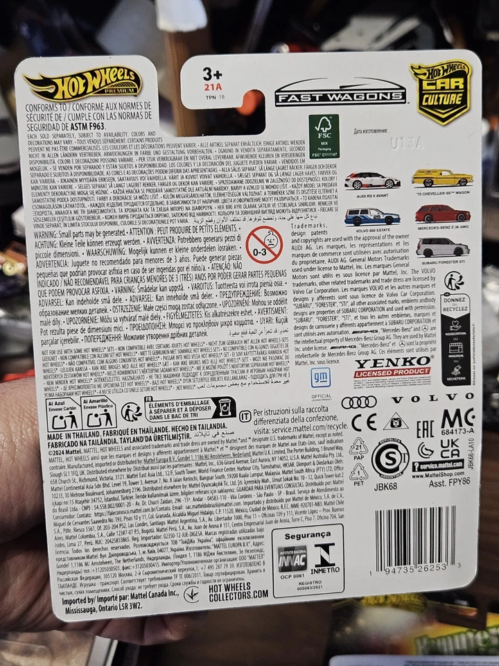 # 1/64 HOT WHEELS PREMIUM - VOLVO 850 ESTATE serie FAST WAGONS # - Immagine 2 di 2