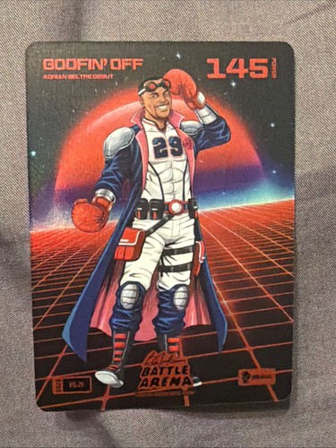 2026 Bo Jackson Battle Arena Adrian Beltre Debut `Goofin\' Off Power Glove Foil