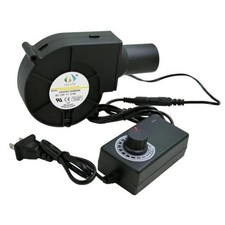 Dual Ball 12V 6000RPM 110CFM Multifunctional Variable Speed Fan DC5521 Female