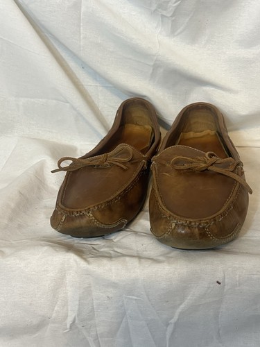 #7250. Cole Haan Men's Brown Leather Slip-On Driving Shoe. Size 13D - Picture 2 of 9