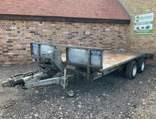 Ifor Williams 16Ft Beavertail Twin Axle Trailer *WITH RAMPS* flatbed dropside