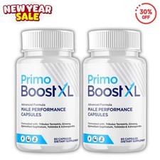  2 Pack Primo Boost XL Advanced Male Pills PrimoBoost XL Supplement 120 Capsule