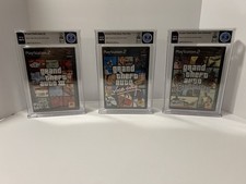 Grand Theft Auto GTA Trilogy Complete Set! PS2 Playstation 2 WATA Graded 9.8/A++