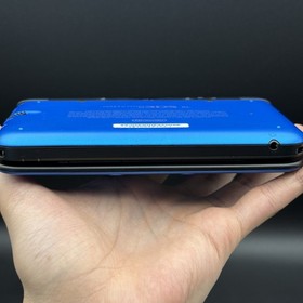 Nintendo 3DS XL Blue & Black Console w/ Charger, Stylus, SD Card & Mario Dream