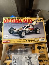 VINTAGE 1987 Kyosho Optima Mid 1/10 4WD RC Buggy NIB Kit 3135 Original UNBUILT