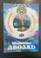 2024-25 Upper Deck Series 2 - Welcome Aboard Jesper Wallstedt #WA-5 (RC)