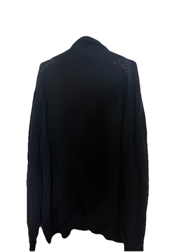 Calvin Klein Men’s Heavyweight Cardigan Grey Black Gradient Size XL - Picture 3 of 3