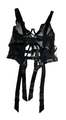 Bluebella Womens Size 36B Black Sexy Underwired Basque Lingerie