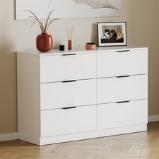 Modern 6 Drawer Chest Bedroom Furniture Storage Unit Hallway Cabinet