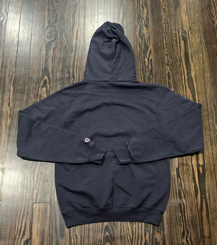 Champion Michigan Wolverines Hockey Sudadera con Capucha Hombre Pequeña Azul Algodón Poliéster  Foto 3 de 4