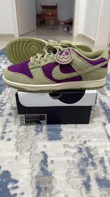 Nike dunk low retro panda 40jahre edition gr.45.5 viotech/dusty olive/pale ivory