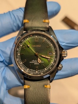 Seiko Alpinist SARB017 - Green dial men's automatic 38mm Japanese sports watch