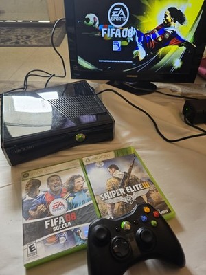 Microsoft Xbox 360 Slim 250gb Console Bundle OEM Controller Power Cords & Games